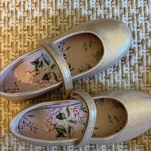 British next Gold Mary Jane Shoes